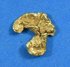 Alaskan-Yukon BC Gold Rush Natural Gold Nugget 0.26 Grams Genuine