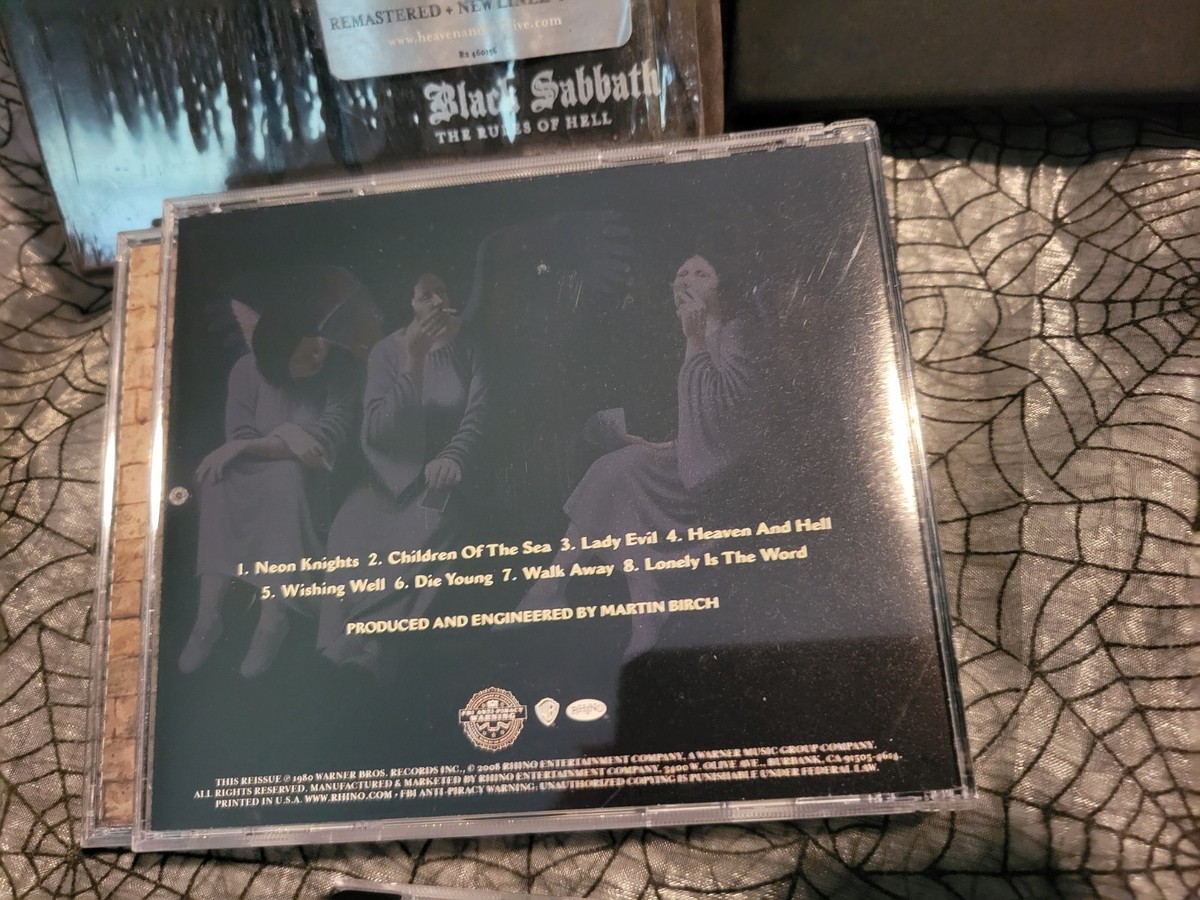 The Rules of Hell Black Sabbath 5-Disc CD Box Set Mob Rules