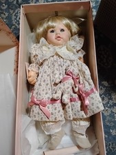 DOLLS BY PAULINE "CHRISTINA' 1991 ORIGINAL BOX AND COA