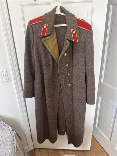Military Coat From Russia USSR With Matching Hat