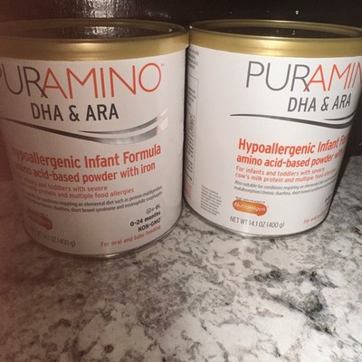 2 Cans Puramino DHA/ARA Formula 14.1 oz can Exp 02/01/2027 FREE SHIPPING