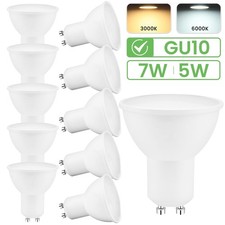 10-100Pack 5W 7W LED GU10 Light Bulbs Warm Cool White Spot 120° Down light 230V