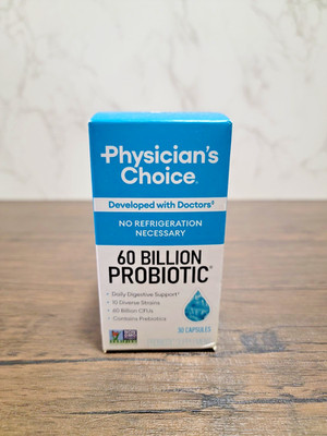 Physician s Choice 60 Billion Probiotic   30 Veg Capsules, Exp 05/2027
