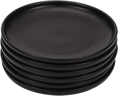 6 Inches Small Appetizer Plates Matte Porcelain, Elegant Mini Size round Serving
