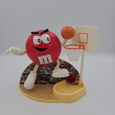 Vintage 1999 M&M Red Basketball Slam Dunk Candy Dispenser OddzOn Hasbro Mars