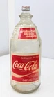 Vintage Coca-Cola 64 fl oz (2 Qt) Glass Bottle with Protective Plastic Coating