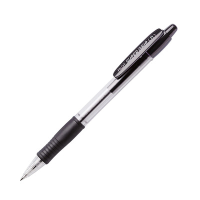 Kugelschreiber Pilot Super Grip Druckkugelschreiber dokumentenecht schwarz M