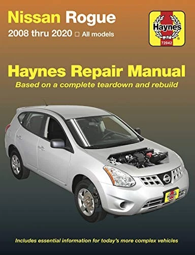 Manual de reparación Nissan Rogue Haynes libro de servicio de tienda 2008-2020 Foto 3 de 3