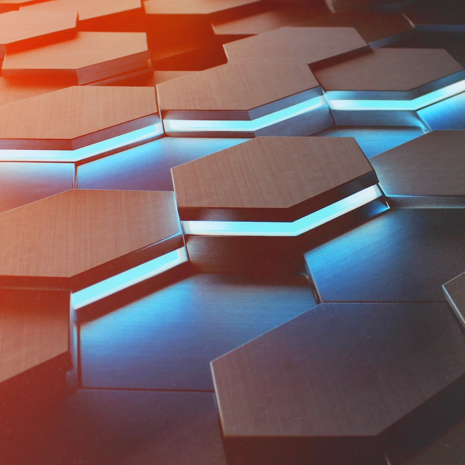 Laptop Folie Aufkleber Sticker 13"-17"Zoll Skin Vinyl Notebook LP58 Hexagon - Bild 2 von 4