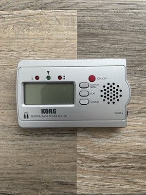 Korg GA-30 Guitar Bass Digital Tuner Chromatic GA30 Tested Working  