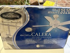 Harbor Breeze Cedar Shoals 52-Inch Outdoor Ceiling Fan Harbor Breeze Calera 42” Ceiling Fan White Finish New Sealed Box