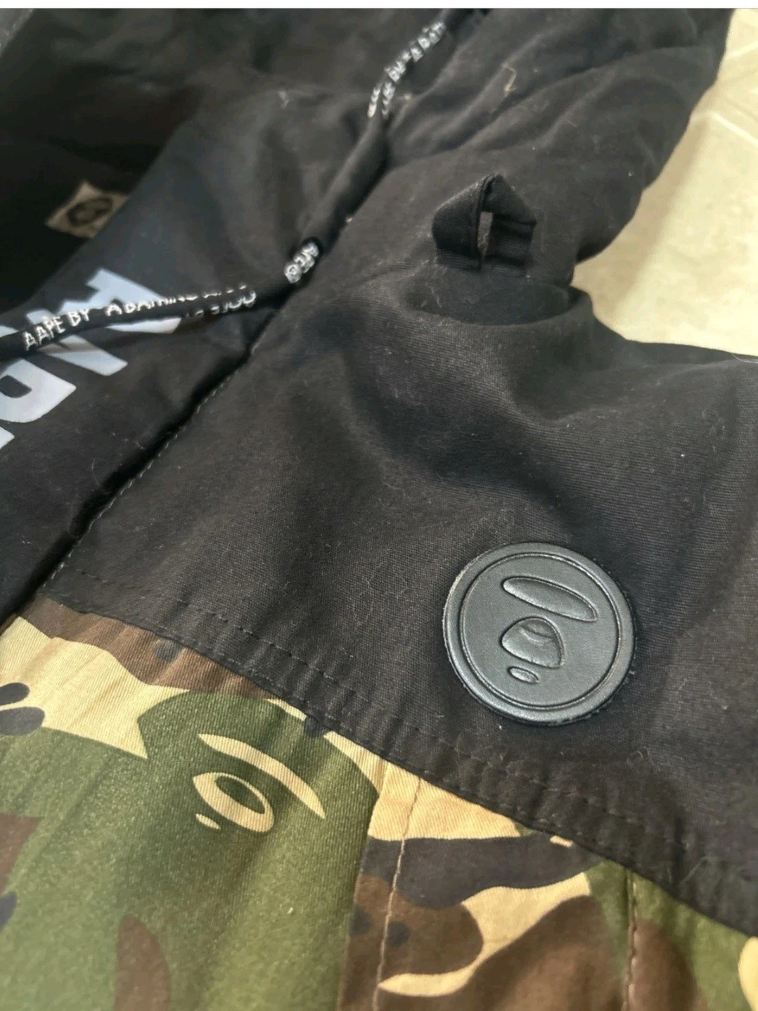 AAPE By A Bathing Ape 1st Camo Down Puffer Jacket XL Green Camo ASW2002A image 9