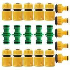 20x Garden Hose Connector Set,Quick Connect Fittings with Tap Adapters
