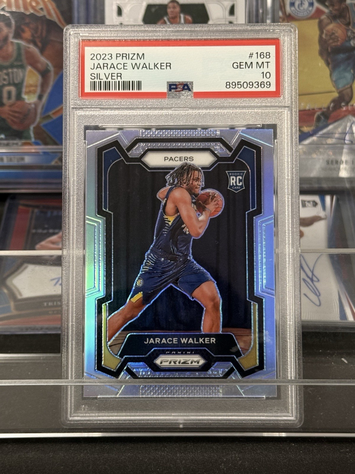 2023 Prizm #168 JARACE WALKER Rookie RC Silver Prizm PSA 10