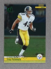 2024 Panini Clearly Donruss Retro 2004 Green /25 Troy Polamalu #20 HOF 7ba