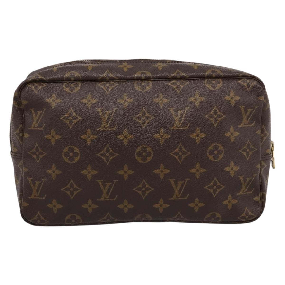 LOUIS VUITTON Monogram Trousse Toilette 28 Clutch Bag M47522 LV