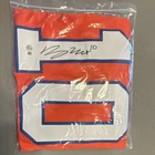 Bo Nix Signed Denver Broncos Orange Jersey #10 NFL Football Original
