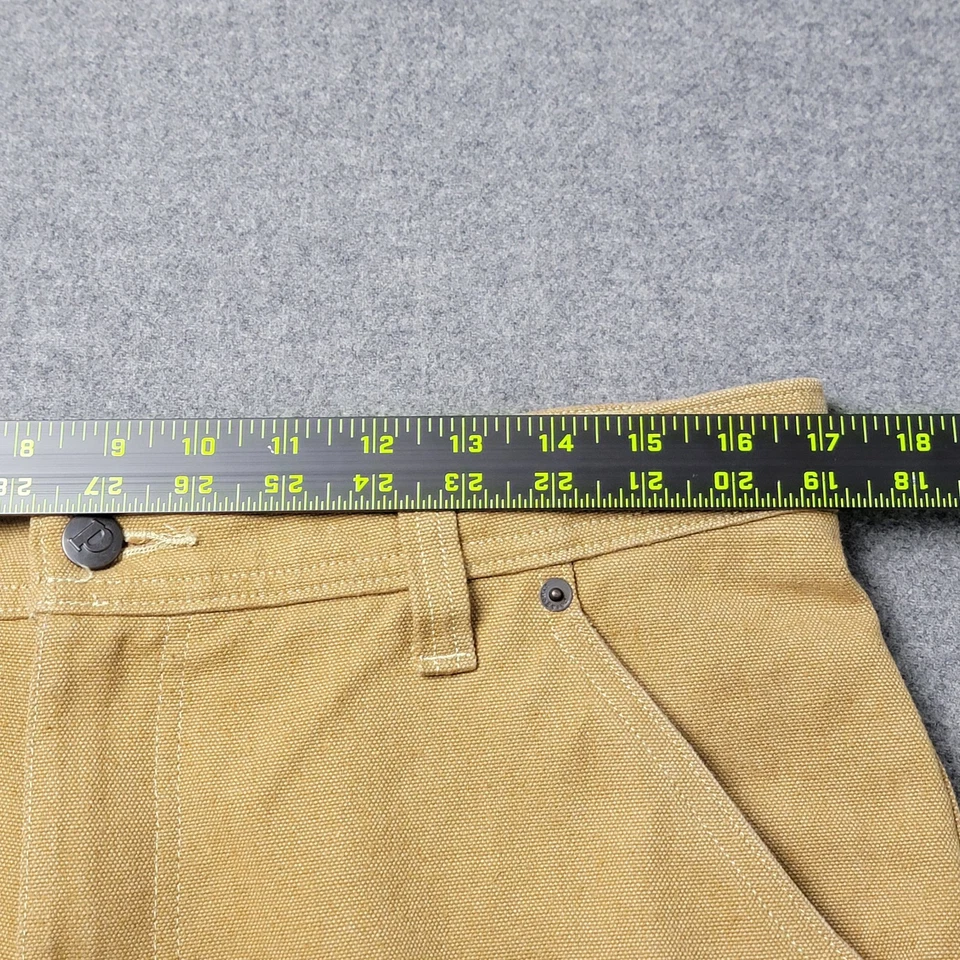 Pantalones de trabajo Patagonia para mujer de lona de cáñamo color tostado talla 12 rodillas reforzadas Foto 4 de 4