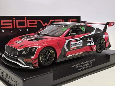 Sideways Bentley Continental GT3 GT World Challenge 2018 1/32 Slot