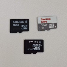 16 GB Micro SD Memory Card - Tested  Formatted