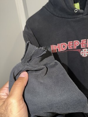 Vintage Distressed Independent Trucks Co Skateboard NHS Tag Hoodie