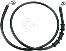 Drag Specialties Extended Stainless Steel Front Brake Line Kit 1741-2848