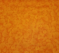 Sea Shore Collection BTY Susan Rooney P&B Textiles Abstract Tonal Orange Shells