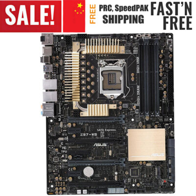 ASUS Z97-WS Motherboard LGA 1150 Intel Z97 Chipset HDMI DP