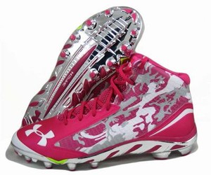 under armour pink cleats