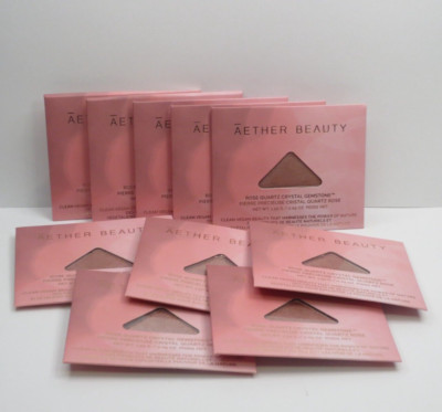 AETHER BEAUTY ROSE QUARTZ CRYSTAL GEMSTONE EYESHADOW 0.05 OZ (LOT OF 10)
