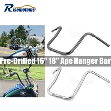 16/18" Ape Hanger Bar Handlebar For Harley Dyna Softail Road Glide King