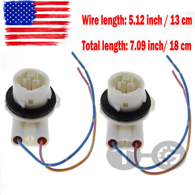 Connector LED Bulbs Wire Harness Pre-Wired Sockets For Chevrolet Silverad 1500