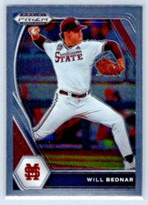 2021 Prizm Draft Picks Baseball - Will Bednar - Mississippi State - #PDP14