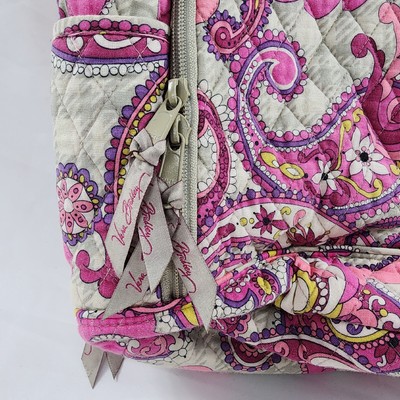 Vera Bradley Large Laptop Backpack Bag School Very Berry  display picture 2