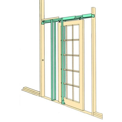 Schiebetürsystem Schiebetürbeschlag Schiebetür Montage-System Pocket Door 