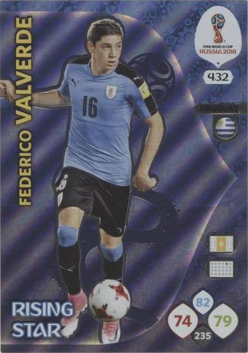 2018 Panini Adrenalyn XL Fifa World Cup Federico Valverde 2018 Panini Adrenalyn XL Fifa World Cup Federico Valverde