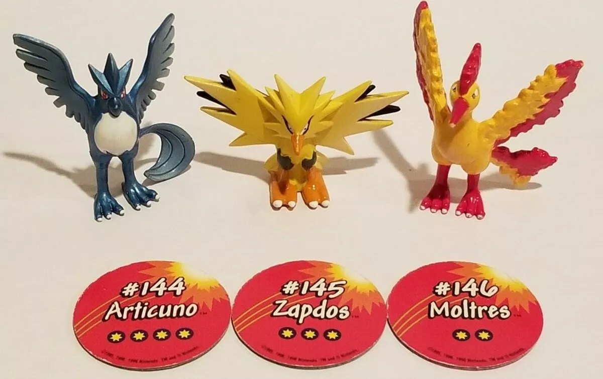 Takara Tomy Articuno Zapdos Moltres Pokemons Action Figure Dolls Small Size  Cartoon Pokemons Anime Figuras Collection