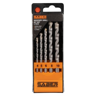 SÄBEL 5-TEILIGES STEINBOHRER-SET - 4, 5, 6, 8, 10 mm