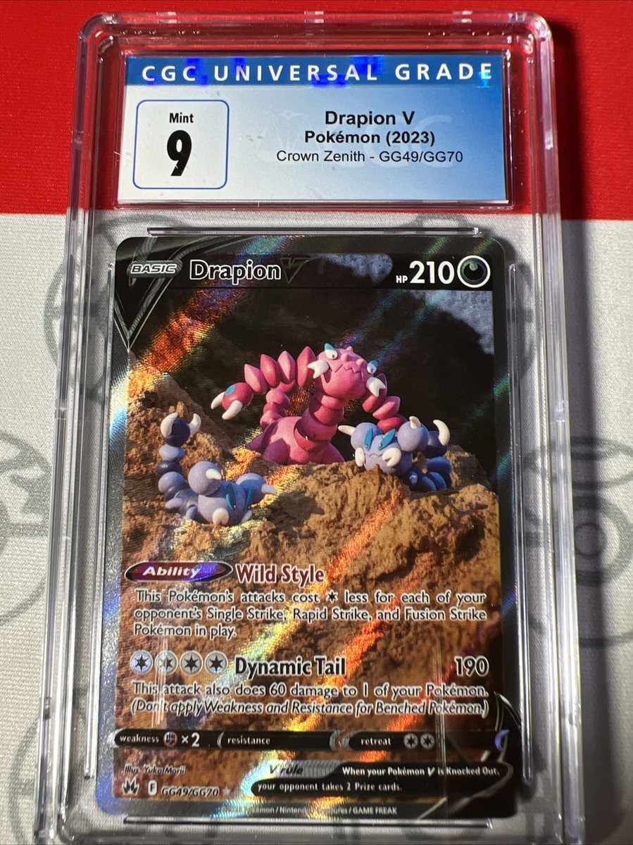 2023 Pokemon Crown Zenith GG49/GG70 Drapion V SAR CGC 9 CCG583 | eBay