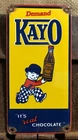 Vintage Demand KAYO it’s Real Chocolate 12” USA PORCELAIN SIGN