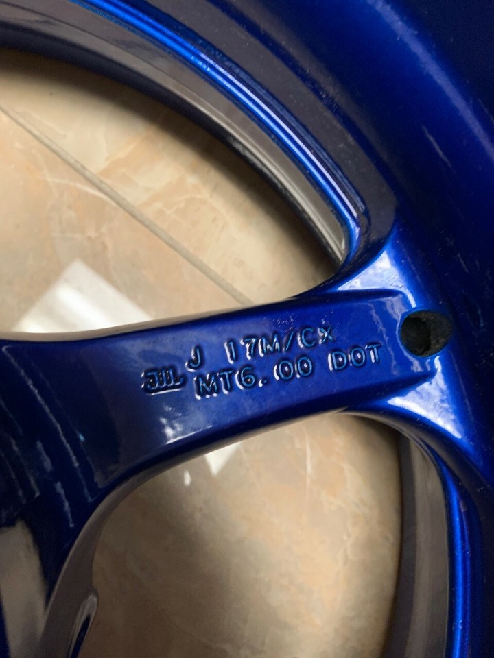 Suzuki GSXR ZZR Ninja Enkei Motorcycle Wheel Rims J 17M/C4 MT6.00 DOT ...