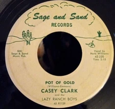 Rare Rockabilly! Casey Clark & The Lazy Ranch Boys~Lost John/Pot Of Gold 1956
