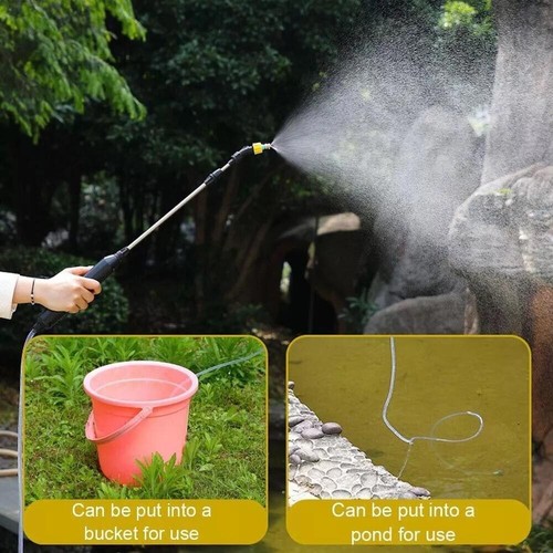 Garden Electric Sprayer Battery Powered Watering Wand Automatic Pumping Sprayer - Picture 6 of 11
