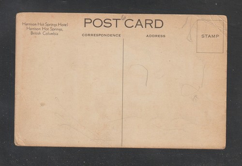 Harrison Hot Springs British Columbia Postcard Harrison Hot Springs Hotel - Bild 3 von 3