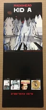 RADIOHEAD Vintage 2000 PROMO CARDSTOCK PAPER COUNTER DISPLAY of Kid CD 5.5x14.2 