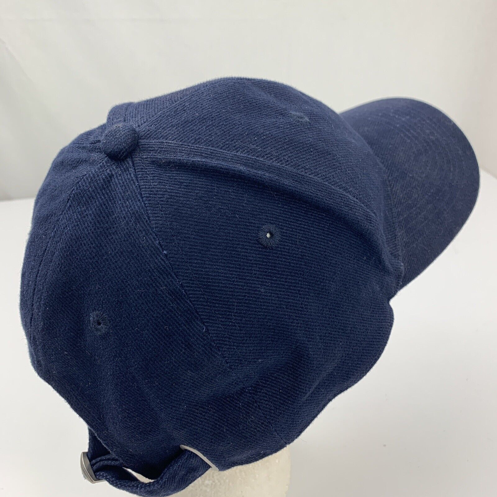 Basic Editions Blank Blue Ball Cap Hat Adjustable… - image 5