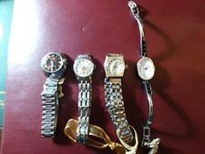 VINTAGE WATCH VCLOCK VINTAGE LOT PZ 4 VINTAGE UHR 50ER JAHRE TIMEX SCHWEIZ