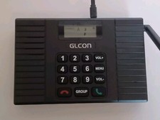 GLCON ZNNF60 Full Duplex Wireless Intercom 9 DUPLEX CHANNELS A/B Black