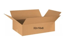 32" x 18" x 8" CARDBOARD BOX - 200 lb - SINGLE BOX