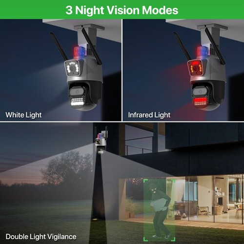 8MP 4K Wireless IP Camera WIFI Outdoor CCTV PTZ Smart Home Security IR Cam IP66 - Picture 17 of 19